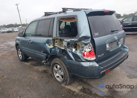 2006 Honda Pilot Ex-L from USA, damaged, VIN 5FNYF18776B029496